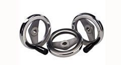 Leschhorn 03202.B500x45 Handräder ähnlich DIN 950, Form B: d1= 500, d2= 45 mm, ohne Griff und Nut, mit halbrundem poliertem Radkranz, Material GG_Gusseisen - DIN 950