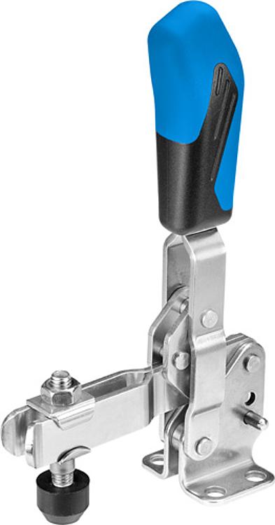 AMF 6800NIE-0 Senkrechtspanner mit blauem Handgriff, Größe : 0, F1: 0,5 kN, F2: 0,7 kN - LE 6800NIE Senkrechtspanner mit blauem Handgriff-Abbildung