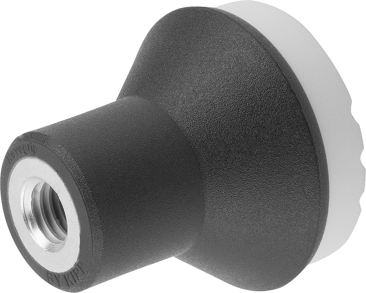 Norelem 06241-065 NOVO.GRIP PILZKNOPF GR.2  M6, DECKEL LICHTGRAU - 06241-065 NOVO-GRIP PILZKNOPF GR-2  M6 - DECKEL LICHTGRAU