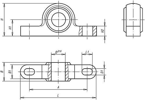 Norelem 23500-05 IGUBAL? STEHLAGER, - Norelem 23500 igubal Stehlager