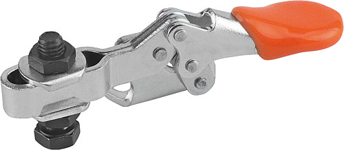 Kipp K0267.0050 MINISCHNELLSPANNER HORIZONTAL, MIT WAAGRECHTEM FUSS RECHTS, - KIPP K0267 Minischnellspanner horizontal mit waag