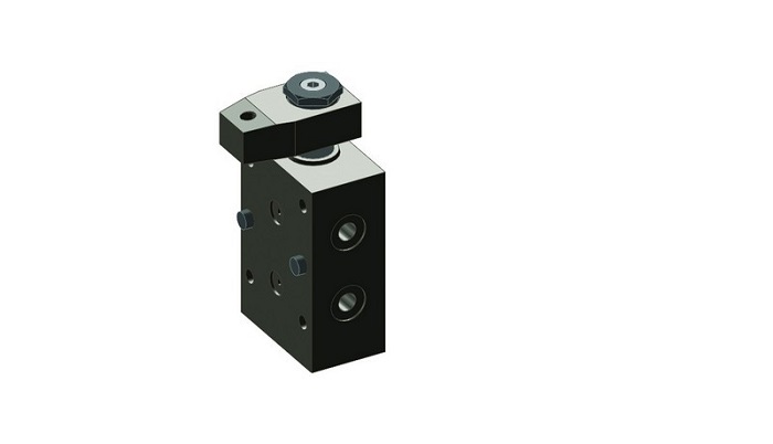 DESTACO 727D32122-5 Hydraulik-Schwenkspannelemente doppeltwirkend, linksschwenkend Druckbereich min. 30 bar bis max. 250 bar, Spannbereich 12mm ( Blockversion Kompakt) - 727D25082-5 Hydraulik-Schwenkspannelemente doppeltwirkend