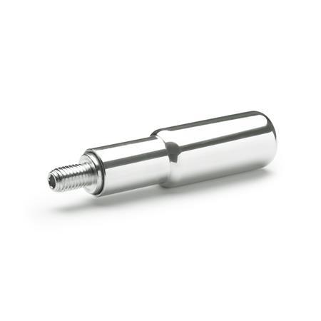 Ganter 798-AL-24-M10 DREHBARER ZYLINDERGRIFF - GN-798-Drehbare-Zylindergriffe-Achsteil-Stahl-verzinkt-Aluminium