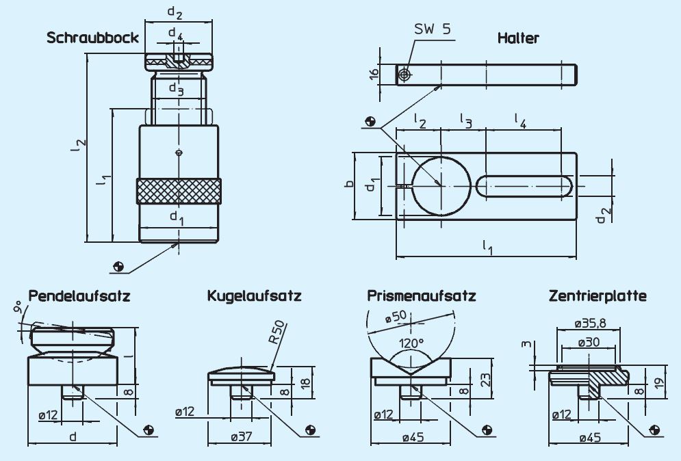 Halder 23470.0014 Schraubbock,140 - EH 23470 Schraubboecke