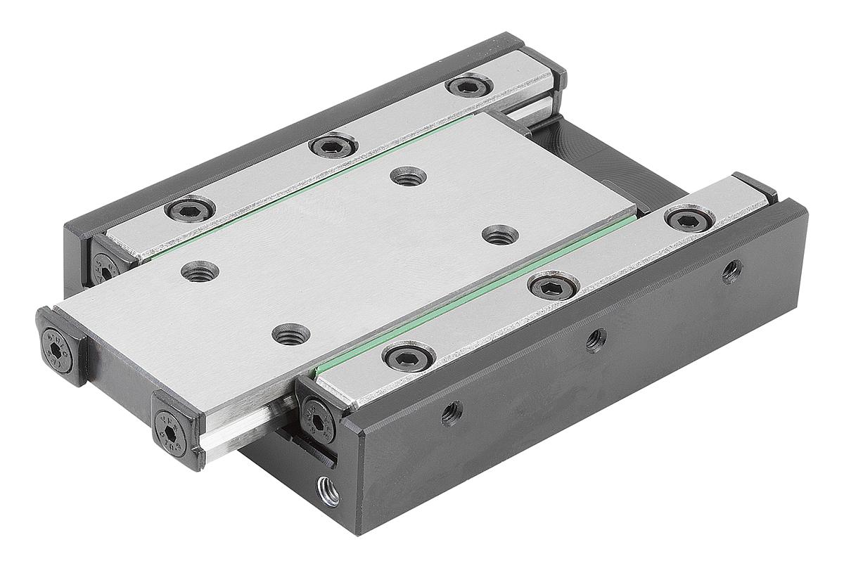 Norelem 21035-060080 MINI SCHLITTENFÜHRUNG, ROLLENGELAGERT, B=30, L=65 - 21035-060080 MINI SCHLITTENFUEHRUNG - ROLLENGELAGERT - B 30 - L 65