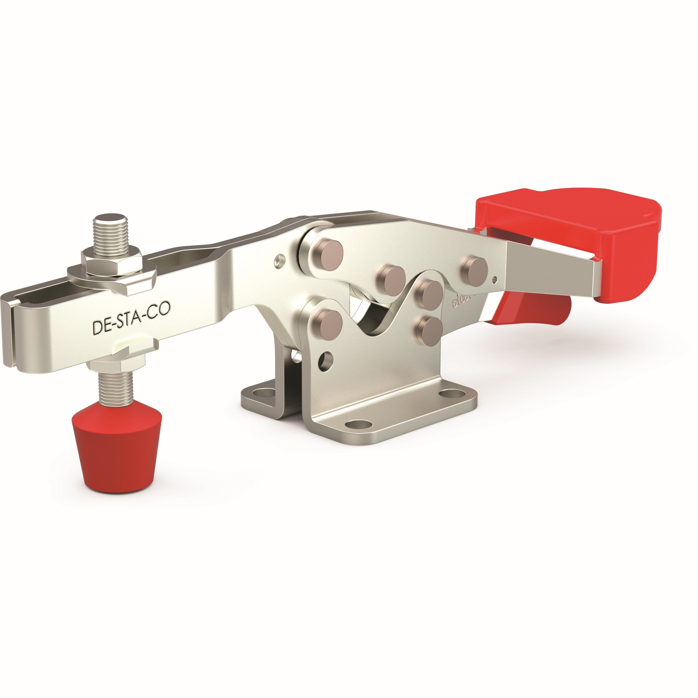 DESTACO 235-URSS Horizontalspanner Haltekraft 3200N - 3400N, Öffnungswinkel 90°, Edelstahl, -R: mit Zusatzverriegelung - destaco-235-urss-horizontalspanner-haltekraft-3200-3400n-oeffnungswinkel-90-grad-edelstahl-r-mit