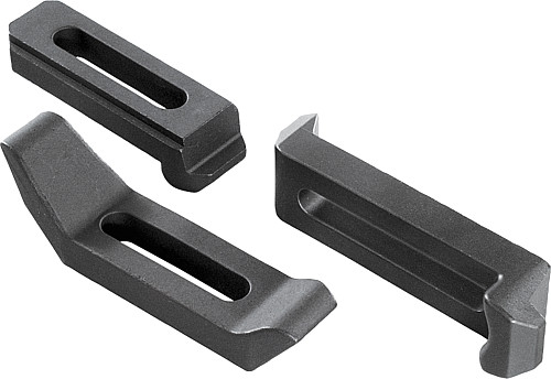 Norelem 04100-01 SPANNEISEN GEKRÖPFT             BR, - Norelem 04100 Spanneisen gekroepft mit langem Schlitz