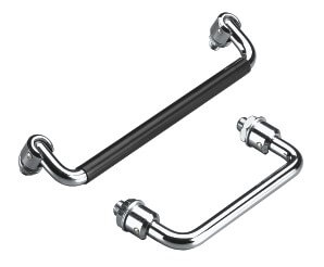 Leschhorn MK-10.100.22   Messgeräte Klappgriffe A 100,  hochglanzverchromt - Leschhorn MK Messgeraete Klappgriffe