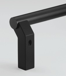 Leschhorn HH-25.600.54  zusammensteckbare Rohrgriffe Typ B; A 600,  Schenkel schwarz / Rohr Ø 25 mm  schwarz Griff aus Einzelelementen, komplett montiert - Leschhorn HH-35 zusammensteckbare Rohrgriffe Ausfuehrung B - Version B