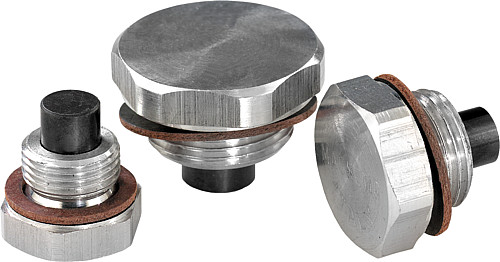Kipp K0453.21014 ALUMINIUMMAGNETSTOPFEN, D=21,   D1=G 1/4 - KIPP K0453 Aluminiummagnetstopfen