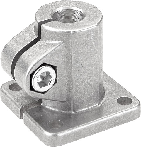 Kipp K0477.512 FUSSKLEMMSTÜCK ALUMINIUMGUSS, FORM A, A=12 - KIPP K0477 Fussklemmstuecke - Aluminium