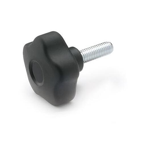 Ganter 5337.6-43-M8-25 SOFTLINE STERNGRIFFSCHRAUBE - GN 5337-6 Softline Sterngriffschrauben - Kunststoff-Abbildung