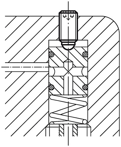 Kipp K0384.10612 - KIPP K0384 Kugeldruckschrauben ohne Kopf - Edelstah