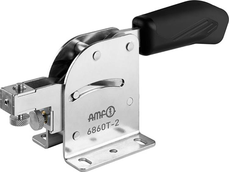 AMF 6860T-2 Kombispanner mit schwarzem Handgriff, Größe : 2, F1: 2,0 kN, F2: 2,0 kN - LE 6860T Kombispanner mit schwarzem Handgriff-Abbildung