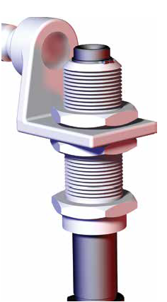 DESTACO CPI-SAP-30-PM-150; für 30 mm Ø Näherungsschalter, Montageplatte für SCM gefederte Saughalter mit längeren Hub - LE70000 Sensorhalter CPI-SAP-30