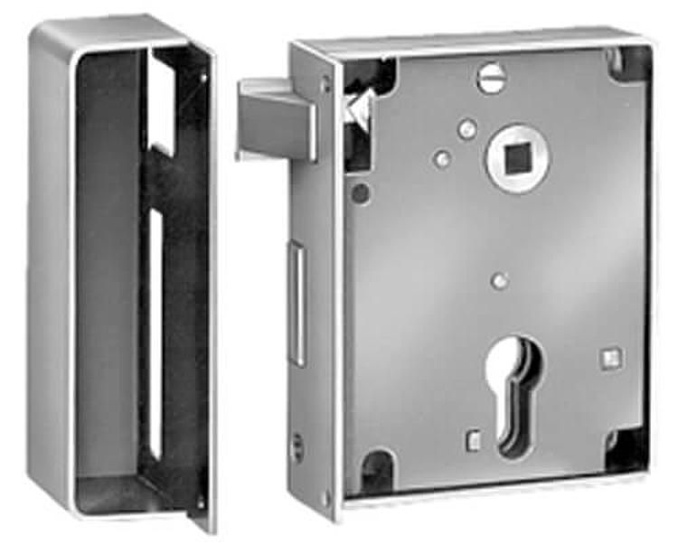 AMF 2ZW L Schweres Schließkappenschloss einwärts, Kastenbreite: 100 mm, Schließung: PZW, Dorn: 60 mm - LE 2 Schweres Schliesskappenschloss einwaerts-Abbildung