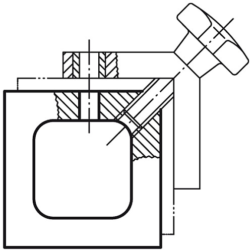 Norelem 01740-08X200 QUADRATISCHER HOHLKÖRPER GG, B=160, H=160, L=200 - Norelem 01740 Quadratische Hohlkoerper Grauguss