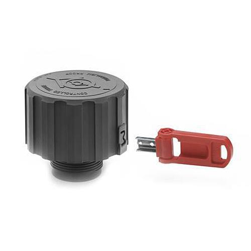 Ganter 775-G3/4-350 ELESA BELÜFTUNGSDECKEL, ABSCHLIESSBAR - GN 775 Belueftungsdeckel - vandalismussicher - Kunststoff-Abbildung