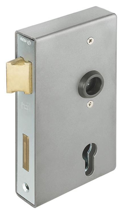AMF 140UNIG-30ZW Schlosskasten, V2A geschliffen, Schließung: PZW, C: 172 mm - LE 140UNIG Schlosskasten - V2A geschliffen -Abbildung