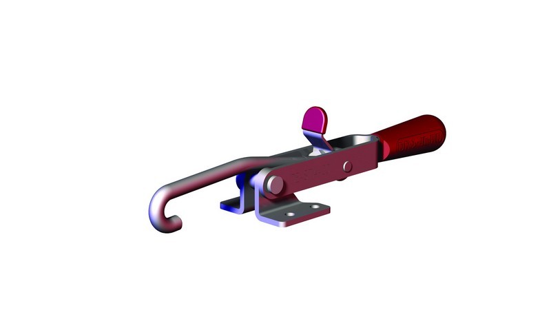 DESTACO 351-SS-M-100 Haken-Verschluss-Spanner Haltekraft 1700N - 2200N, *SA: mit 100mm längerem Haken - 351-R Haken-Verschluss-Spanner - Hakenspanner - mit DE-STA-CO Toggle Lock Plus