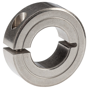 Halder 25069.0120 Stellring Ø 20 x 42 geschlitzt, rostfreier Stahl - Stellringe Stellring Durchmesser 8 x 22 geschlitzt - Stahl geschlitzt -Bild 1- Stahl