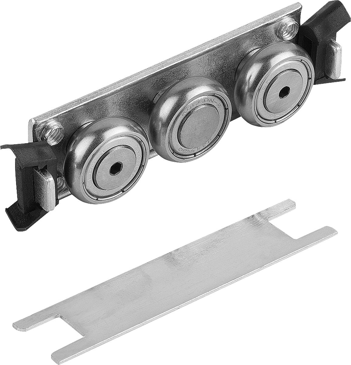 Norelem 21320-145150 ROLLENFÜHRUNGSWAGEN, FESTLAGER IN KOMPAKTAUSFÜHRUNG - 21320-145150 ROLLENFUEHRUNGSWAGEN - FESTLAGER IN KOMPAKTAUSFUEHRUNG