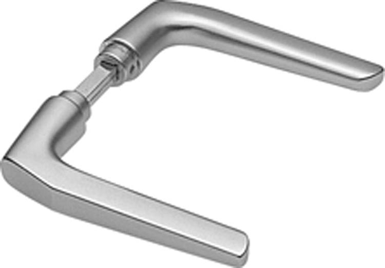 AMF 418L Türdrücker-Lochteil, gerade, für Kastenbreite: - mm, Garnitur: -, Lochteil: Ja - LE 418 Tuerdruecker-Lochteil - gerade -Abbildung