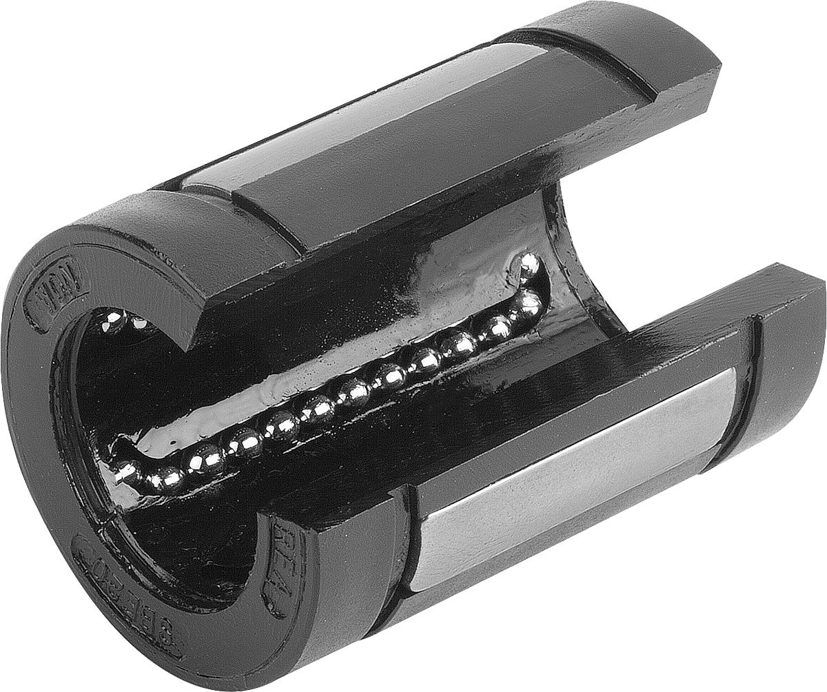 Norelem 21510-1612 LINEARKUGELLAGER OFFEN D=16, MIT WINKELFEHLERAUSGLEICH - 21510-1612 LINEARKUGELLAGER OFFEN D 16 - MIT WINKELFEHLERAUSGLEICH