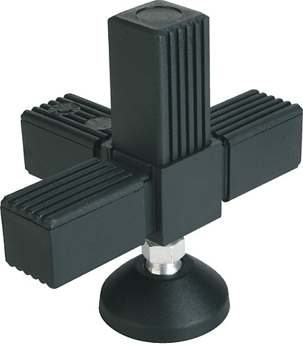 Kipp K0624.125151210 STECKVERBINDER, T STÜCK MIT ABGANG UND GEWINDE - KIPP K0624 Steckverbinder T Stueck mit Abgang und