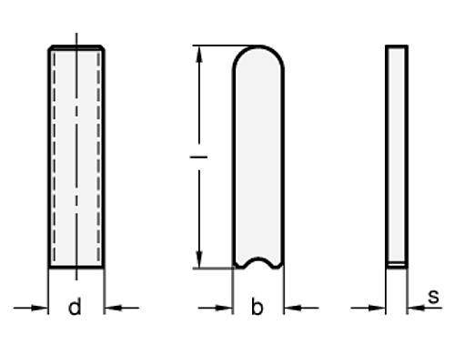 Ganter 910.6-1540 Hebelarme für Kniehebelmodule - GN 910-6 Hebelarme fuer Kniehebelmodule-Skizze