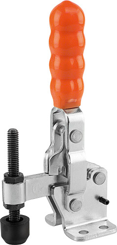 Kipp K0060.0100 SCHNELLSPANNER VERTIKAL, MIT WAAGRECHTEM FUSS, P=100 daN - KIPP K0060 Schnellspanner vertikal mit waagrechte