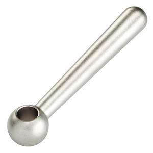 Halder 24470.0410 Kegelgriff DIN 99, 100 schräg mit Gewinde, Form N, rostfreier Stahl - Kegelgriffe Kegelgriff DIN 99 - 63 - schraeg - mit glatter Bohrung - Form L