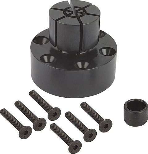 Kipp K0643.218053 SPANNDORN, - KIPP K0643-B Spanndorne mit seitlicher Klemmung - F