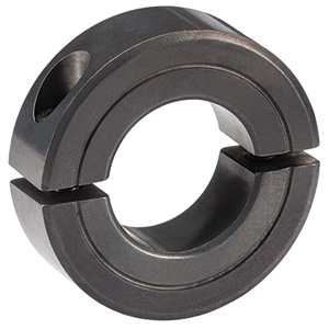 Halder 25069.0210 Stellring Ø 10 x 26 geteilt, Stahl - Stellringe Stellring Durchmesser 8 x 22 geschlitzt - Stahl geschlitzt -Bild 1- Stahl