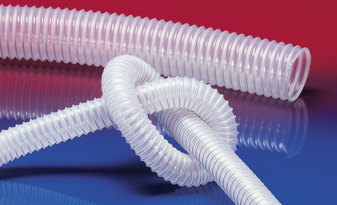 Norres 362-0025-0000-10 Polyethylen Lebensmittelschlauch und Pharmaschlauch, mittelschwer, Innen-Ø 25 mm, Aussen-Ø 30 mm, Biegeradius 17 mm - Norres 362 - AIRDUC PE 362 FOOD -MD-