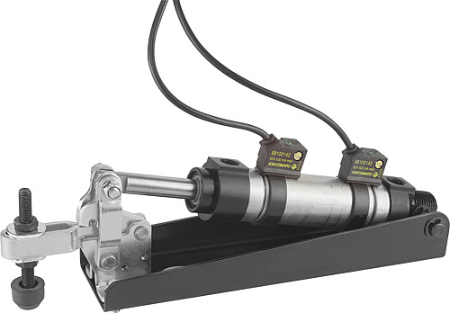 Kipp K0089.0250 PNEUMATIKSPANNER HORIZONTAL FORM A, P=250 daN - KIPP K0089 Pneumatikspanner horizontal Form A