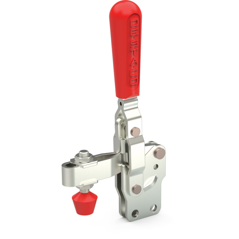 DESTACO 207-LBR Vertikal-Kniehebelspanner Haltekraft 1700 N - 2700 N, Öffnungswinkel 90° - 115° - DESTACO 207-UB Vertikalspanner - U-Spannarm - Fuss gerade