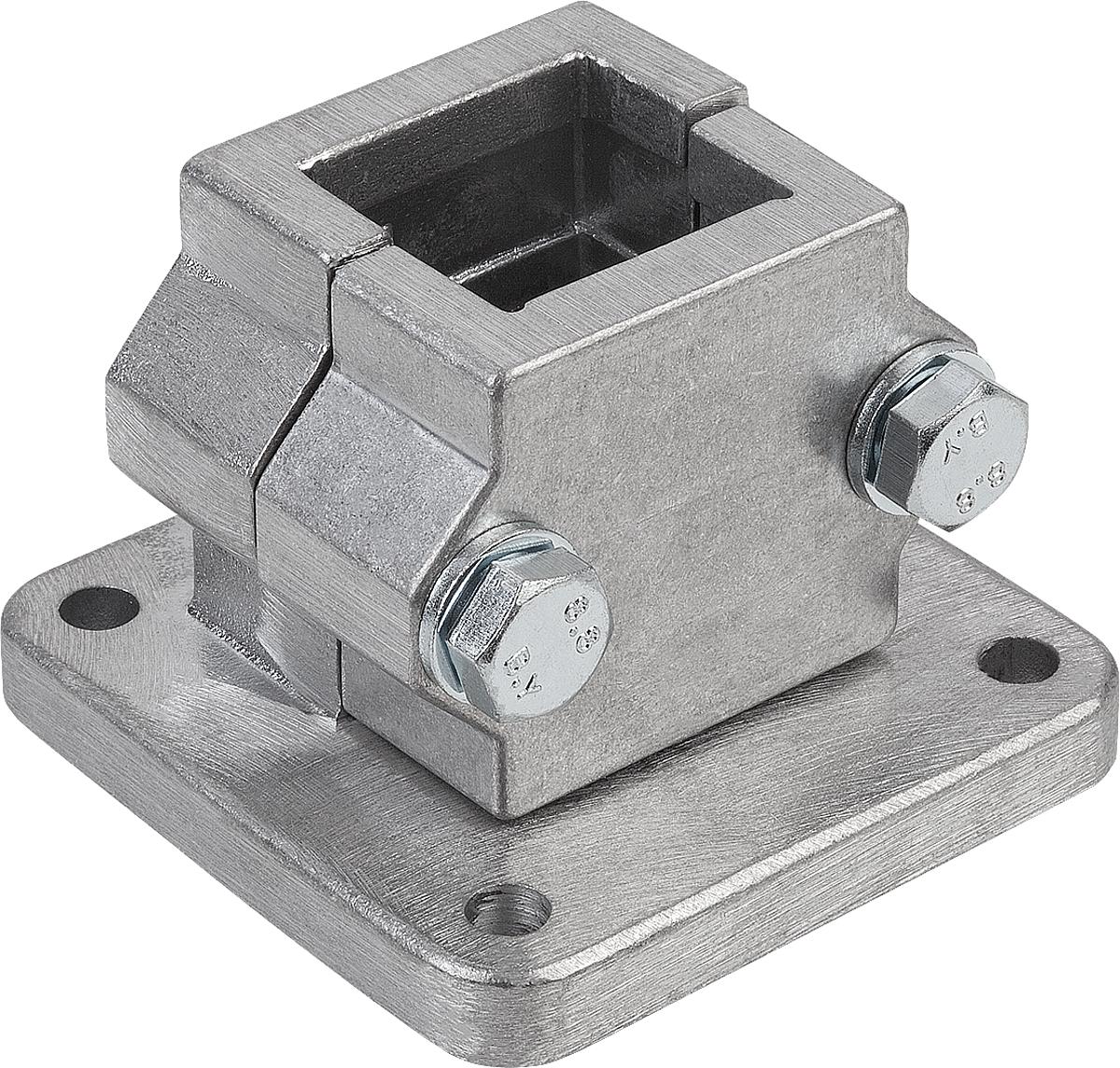 Kipp K0478.5230 FUSSKLEMMSTÜCK ALUMINIUMGUSS, A=30,3 - K0478-5230 FUSSKLEMMSTUECK ALUMINIUMGUSS - A 30-3