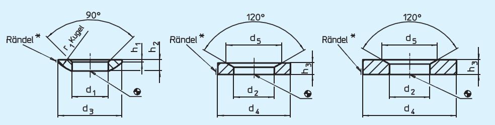 Halder 23050.0448 Kegelpfanne ähnlich DIN 6319 Ø 56.0, Form D, aus rostfreiem Stahl 1.4305 - EH 23050 Kugelscheiben und Kegelpfannen aehnlich DIN 6319 - rostfreier Stahl