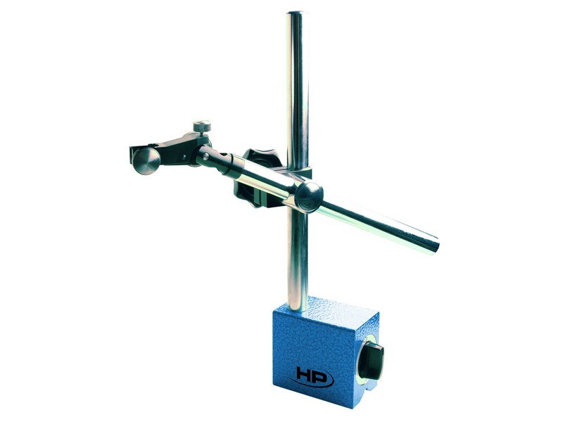 Helios Preisser 0750102  Universal-Magnet-Messständer  Spannung mit Kreuzkopf: 500 mm Säulenhöhe, Ausladung 180 mm, Gestänge  ø 20/16 mm, Magnetfuß (LxBxH): 70x60x80 mm - Helios Preisser 0750 Universal-Magnet-Messstaender Zubehoer