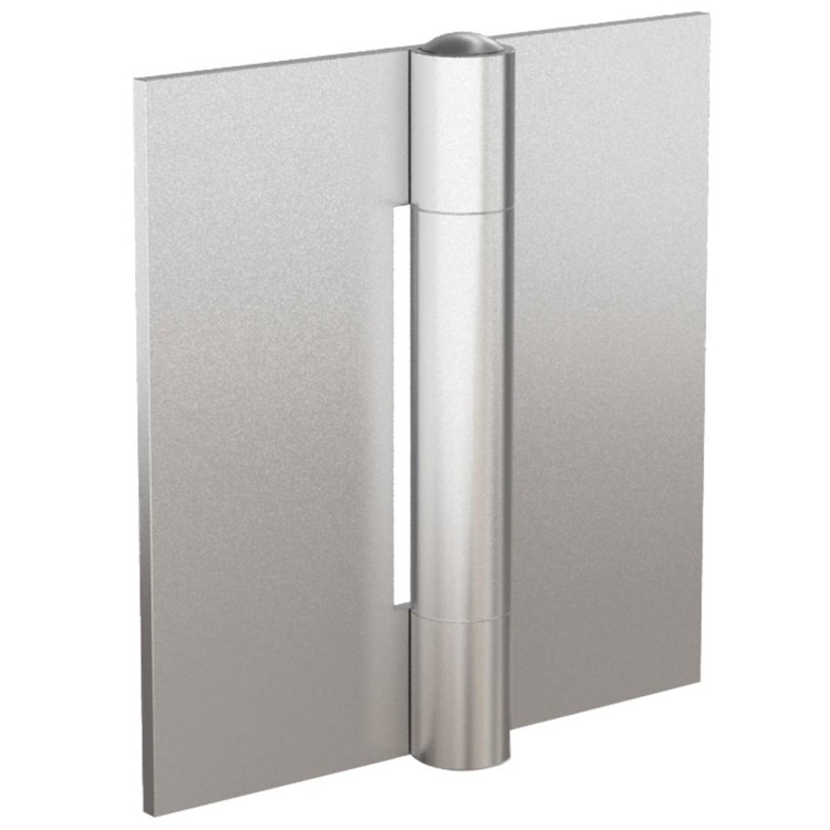 Leschhorn 50-1-3919 Quadratische Scharniere nernietet, ungebohrt mit flachem Gelenk, 70x70, C= 2,0mm, Stahl, unbehandelt - LE 50-1-38 - 39 Quadratische Scharniere verbietet - ungebohrt mit flachem Gelenk