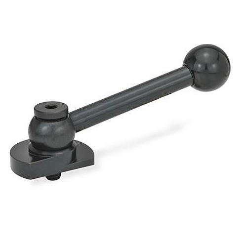 Ganter 918.1-40-GV-L Spannriegel, Klemmung nach oben, Stahl - GN 918-1 Spannriegel - Klemmung nach oben - Stahl-Abbildung