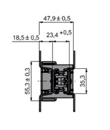 Accuride 50003290 Zubehör, Steuerungsstecker, Controller Connector N17 für Teleskopschiene DZ3532-N17-IC1