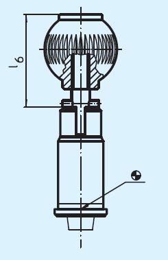 Halder 22130.0170 Präzisionsrastbolzen mit konischer Aufnahme Ø 20 mit Arretierung - EH 22130 Praezisionsrastbolzen mit konischer Aufnahme
