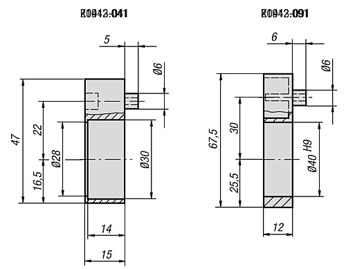 Kipp K0413.041 ZWISCHENPLATTE, - KIPP K0413 Zwischenplatten
