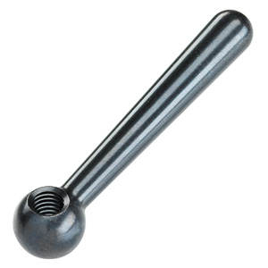 Halder 24470.0308 Kegelgriff DIN 99, 80, schräg mit Gewinde, Form N, Stahl - Kegelgriffe Kegelgriff DIN 99 - 63 - schraeg - mit glatter Bohrung - Form L