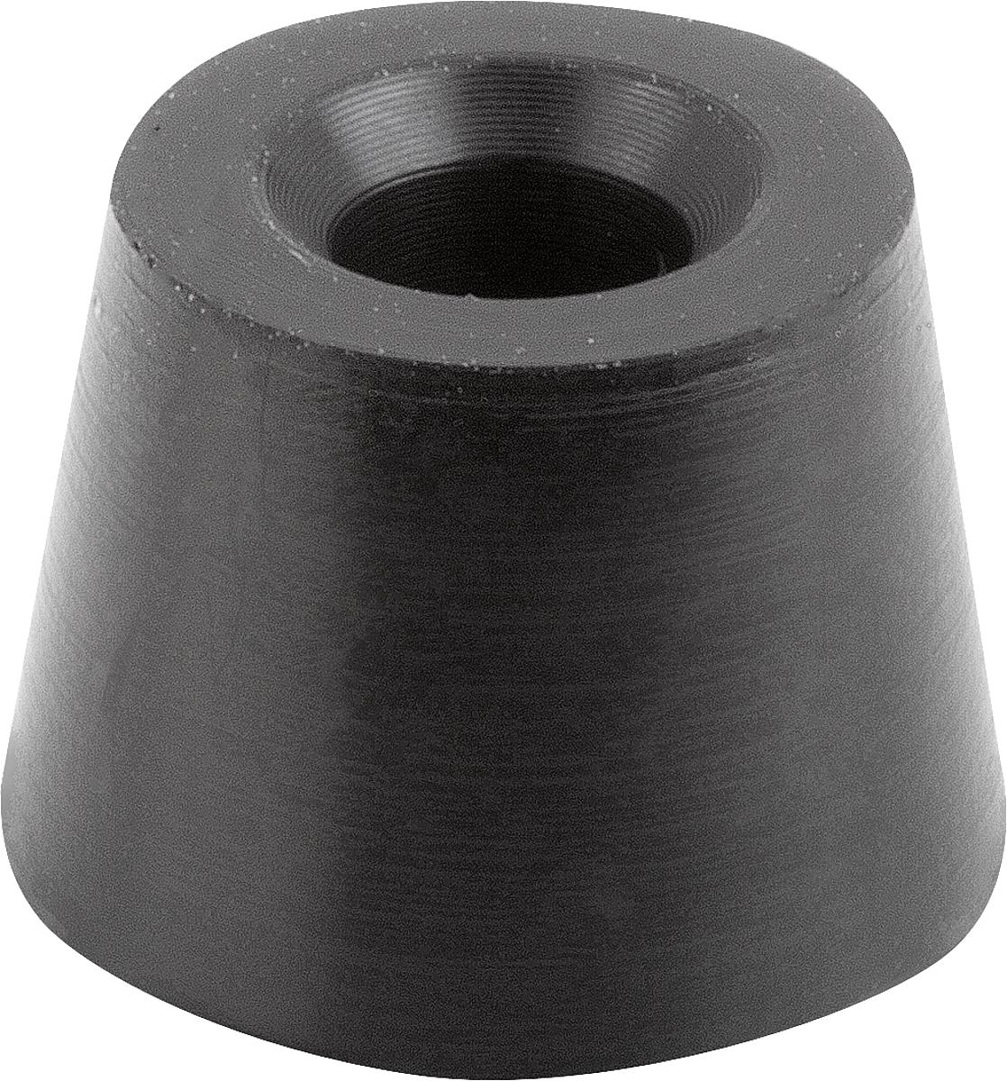 Kipp K0104.45 NEOPREN DRUCKSTÜCK, Bohrung M4,5, H=10 - K0104-45 NEOPREN DRUCKSTUECK - Bohrung M4-5 - H 10