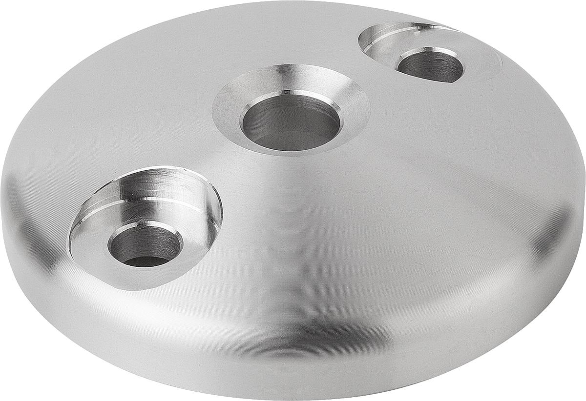 Kipp K0425.30802 TELLER F. STELLFUSS FORM C, EDELSTAHL - K0425-30802 TELLER FUER STELLFUSS FORM C - EDELSTAHL