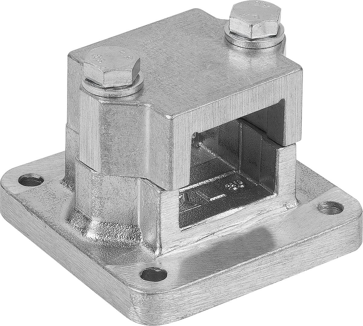 Kipp K0480.5225 FLANSCHKLEMMSTÜCK ALUMINIUMGUSS, A=25,3 - K0480-5225 FLANSCHKLEMMSTUECK ALUMINIUMGUSS - A 25-3