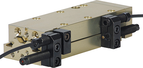 Norelem 20034-4020 LINEARMODUL PNEUMATISCH GR.4,C=20, MIT SCHIENENFÜHRUNG - Norelem 20034 Linearmodule pneumatisch mit Schienenfuehrung